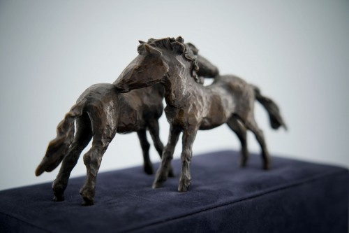 Sculpture Sculpture en Bronze - Poneys Shetland jouant - Renée Sintenis (1888 – 1965)