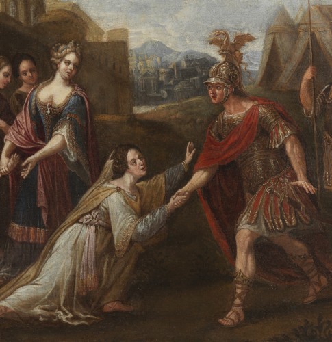 La famille de Darius avec Alexandre le Grand, école Italienne du 17e siècle - Louis XV