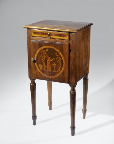 18th Century Bedside Table - Furniture Style Louis XVI