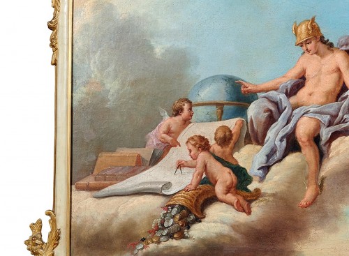 Allegory of  Arts and Commerce Louis  Gabriel Blanchet (1705 - 1772 ) - 