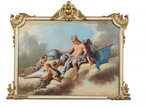 Antiquités - Allegory of  Arts and Commerce Louis  Gabriel Blanchet (1705 - 1772 )