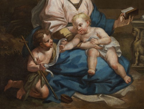 Vierge à l'Enfant École Romaine '600 - Riccardo Moneghini