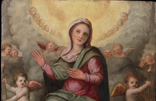 XVIe siècle et avant - L'Assomption de Marie - Francesco Mati ( 1561 - 1623 )