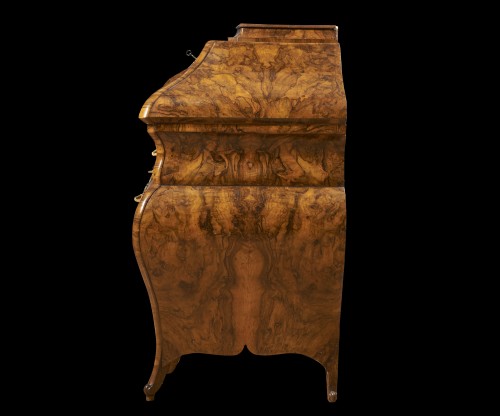 Mobilier Bureau et Secrétaire - Bureau en noyer, Italie18e siècle