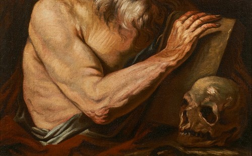 Saint Jerome - Francesco Fracanzano ( 1612 - 1656 ) - 