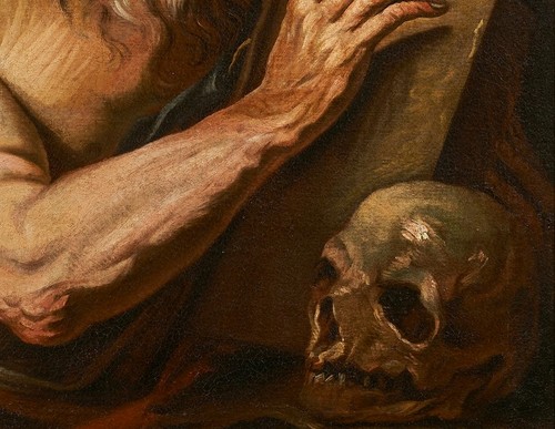 17th century - Saint Jerome - Francesco Fracanzano ( 1612 - 1656 )