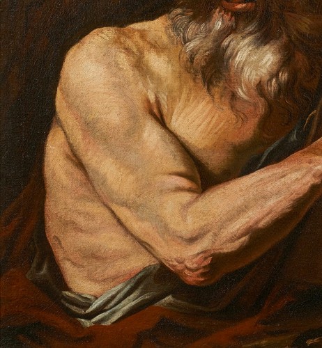 Antiquités - Saint Jerome - Francesco Fracanzano ( 1612 - 1656 )