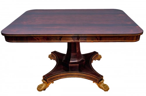 A Regency Rosewood Tilt-Top Breakfast Table 