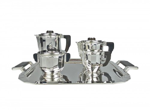 Ravinet d'Enfert Art Deco solid  silver tea / coffee set, 1925