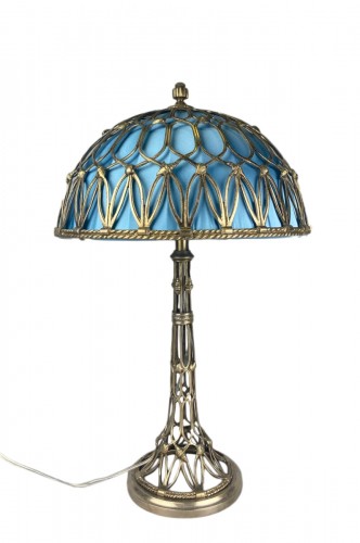 Lampe Art nouveau, Bronze