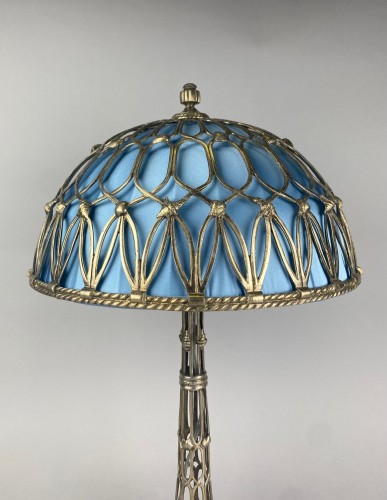 Lampe Art nouveau, Bronze - Luminaires Style Art nouveau