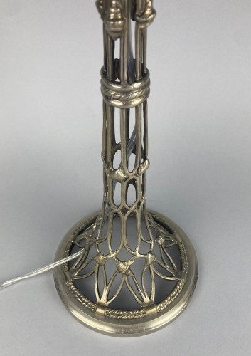 Art nouveau - Art Nouveau Lamp, Bronze