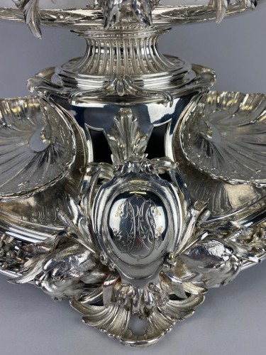 Christofle – Important csilver plated enterpiece late XIXe - 