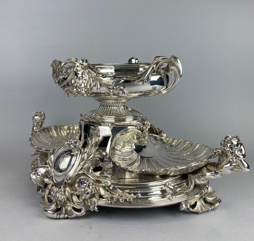 Antiquités - Christofle – Important csilver plated enterpiece late XIXe