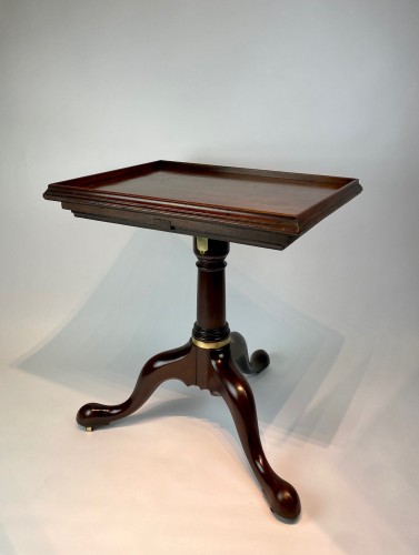 Table de bibliothèque à système en acajou de Cuba - Mobilier Style 