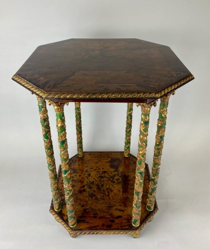 Table byzantine en écaille jaune, Maison Franck Frères - Robin Kowalski Antiques