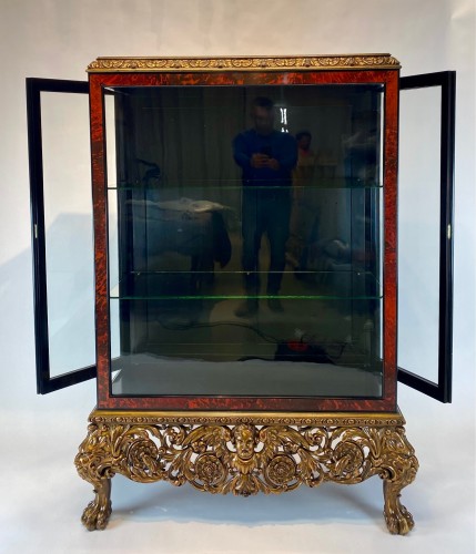 Furniture  - Maison Franck circa 1920s, tortoiseshell and gilded wood cabinet