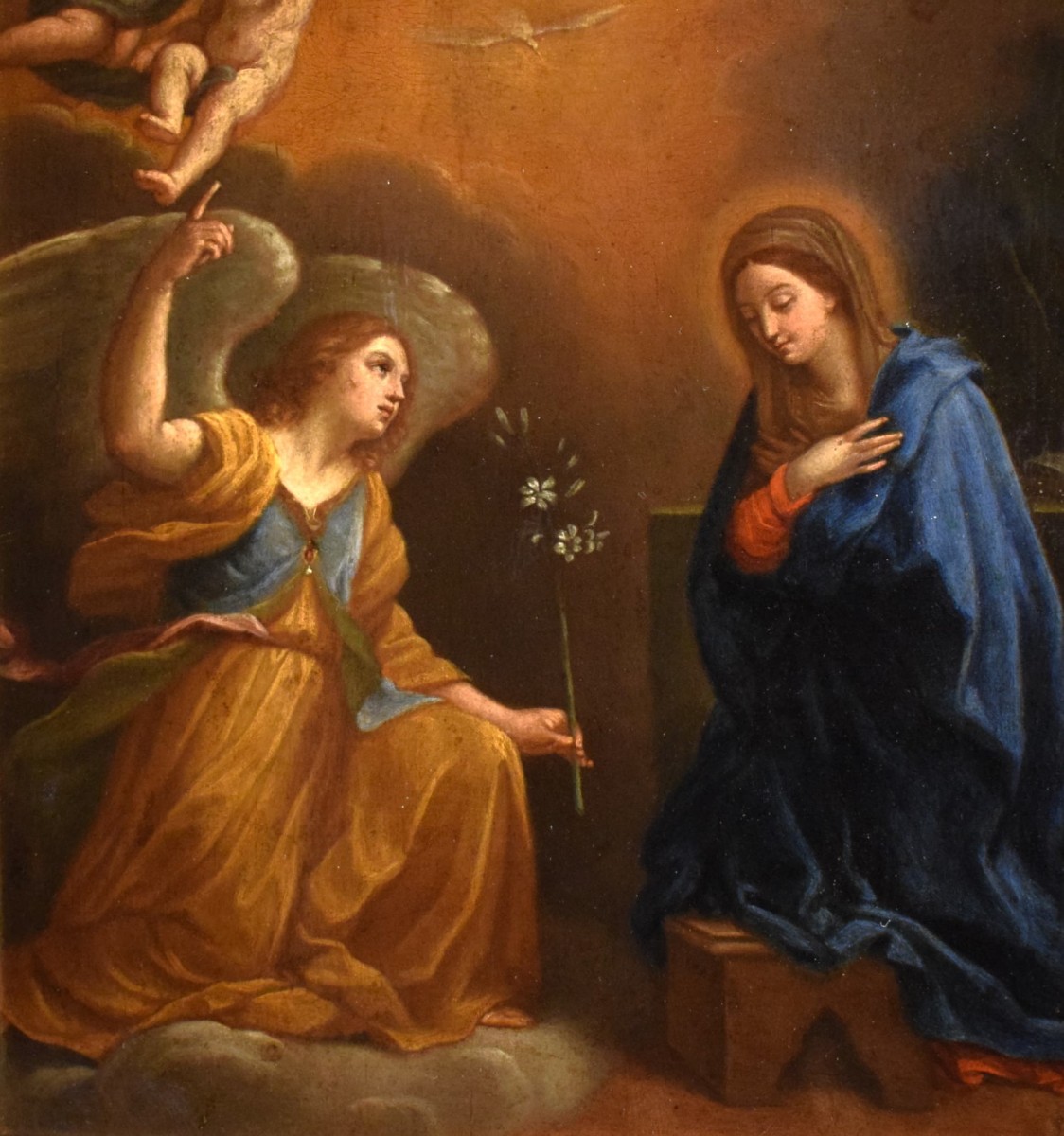 Annunciation - workshop of Guido Reni (1575-1642) - Ref.107603