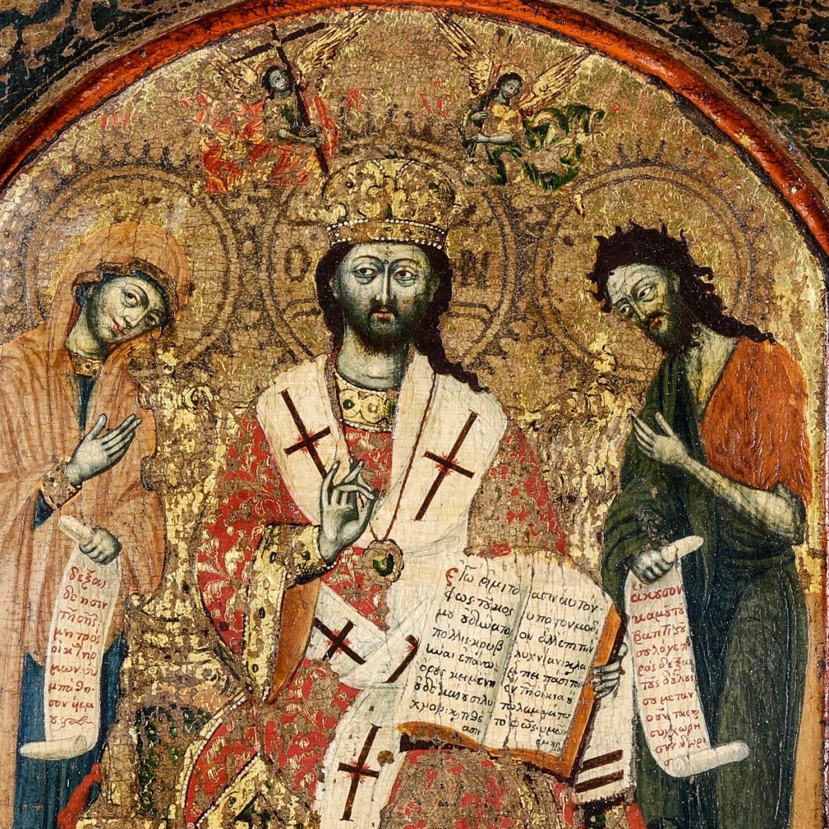 Greek Triptych depicting the 