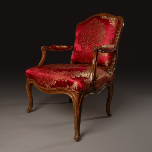 Fauteuil à la reine estampillé NQ Foliot - Sièges Style Louis XV