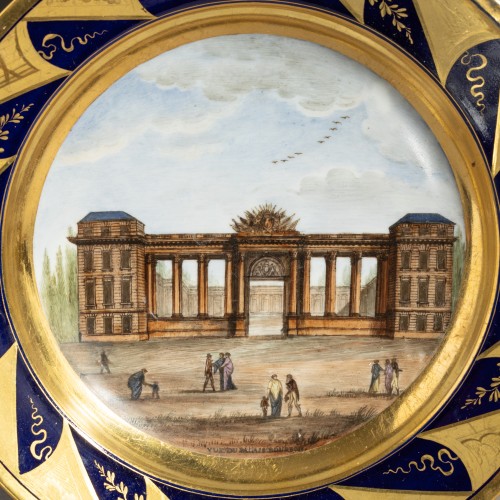 Darte Frères - Assiette à décor topographique, époque Consulat - Schoppmann Art and Antiques