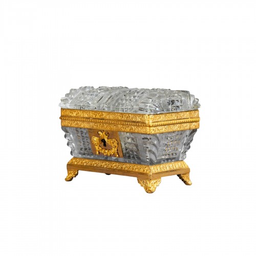 Cut crystal case with ormolu mounts - Le Creusot, circa 1820