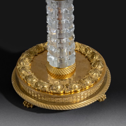 Miroir de table ou psyché en  cristal et bronze à l'ormoulu, Paris vers 1820 - Schoppmann Art and Antiques