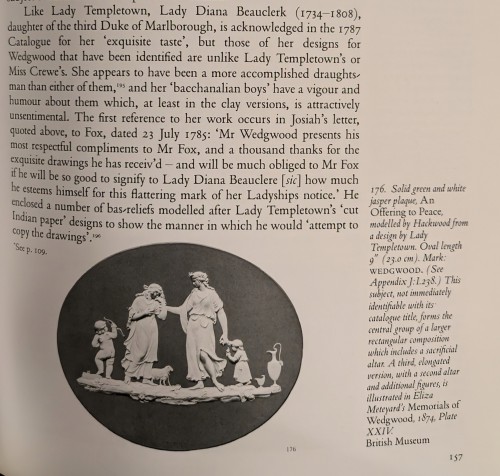 Louis XVI - L'offrande de Paix, médaillon en jasperware - Templetown pour Wedgwood vers 1787