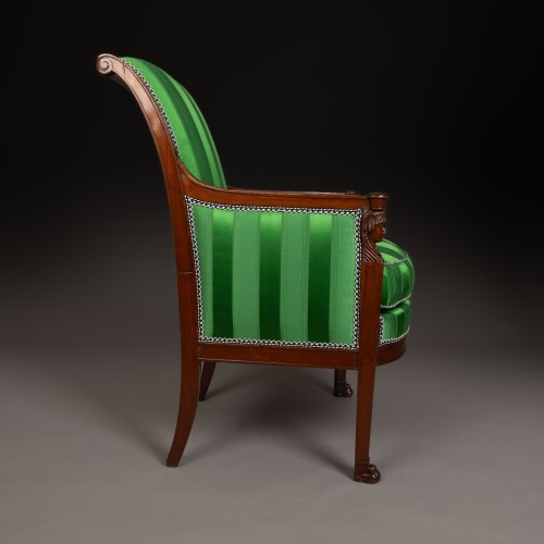 Sièges Fauteuil & Bergère - Bergère en acajou Retour d'Egypte - Paris, époque Consulat Empire