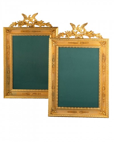 Pair Of Important Gilded  Bronze Frames From The Napoleon III Period