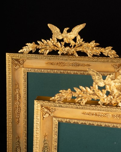 Pair Of Important Gilded  Bronze Frames From The Napoleon III Period - Napoléon III