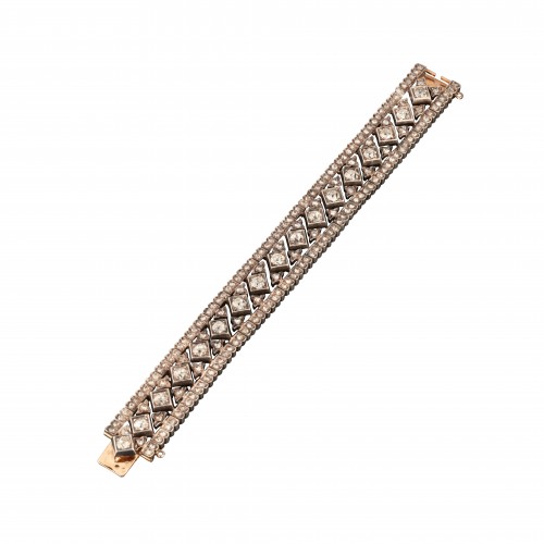 19th Century Diamond Bracelet 