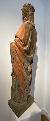 Art sacré, objets religieux  - Vierge à l'Enfant, France XVe siècle