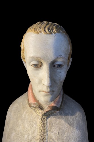 18th century - Bust of Saint Aloysius Gonzaga, South Germany 18th century