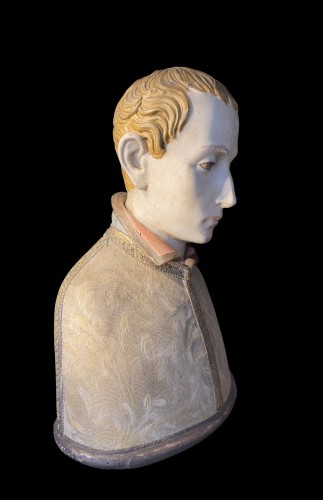 Bust of Saint Aloysius Gonzaga, South Germany 18th century - Louis XV