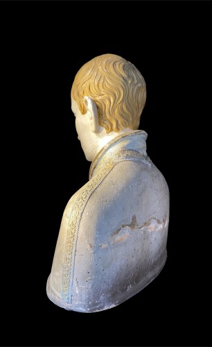 Antiquités - Bust of Saint Aloysius Gonzaga, South Germany 18th century