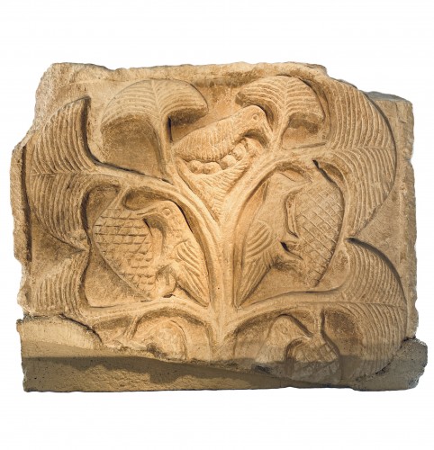 Relief d'oiseau préroman, Xe siècle ou antérieur, sud de France ou nord de l'Espagne