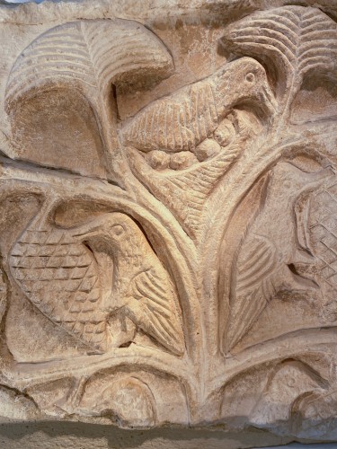 Avant JC au Xe siècle - Relief d'oiseau préroman, Xe siècle ou antérieur, sud de France ou nord de l'Espagne