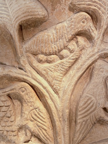 Pre-romanesque bird relief, 10th cent. or earlier, southern France/Spain - 