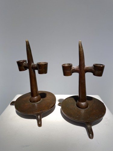 A Pair of Candlesticks holders, Flanders 16th century - 