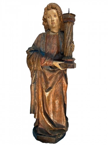 Angel Candle Holder, Tyrol, ca 1500