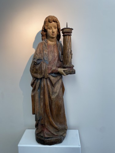 Angel Candle Holder, Tyrol, ca 1500 - Renaissance