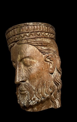 18th century - Crowned head of Christ, France circa 1700