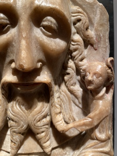 Religious Antiques  - Head of St. John the Baptist on a Dish, Nottingham 15th century