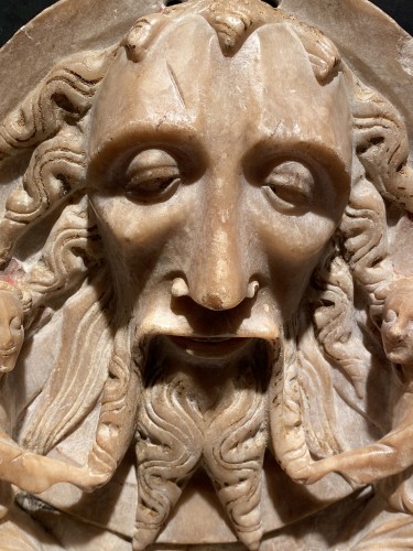 Antiquités - Head of St. John the Baptist on a Dish, Nottingham 15th century