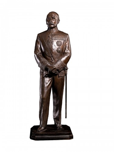 Bronze par Herbert Cawood.Sir Frederick Lugard-administrateur colonial.