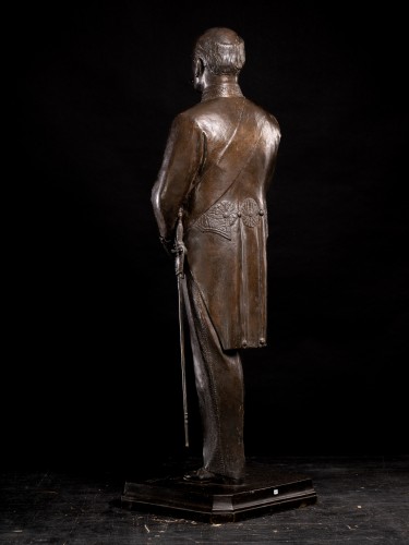 Bronze par Herbert Cawood.Sir Frederick Lugard-administrateur colonial. - Sculpture Style 