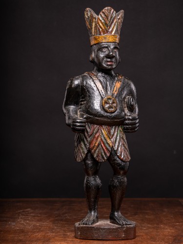 Countertop Cigar store Northern American Indian statue, Unknown artist - Sculpture Style 