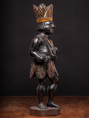 19th century - Countertop Cigar store Northern American Indian statue, Unknown artist