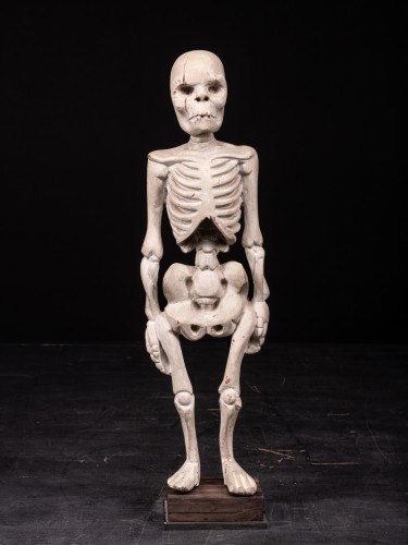 Curiosities  - Standing Human Skeleton in Wood, South East Asia, early 20th Century